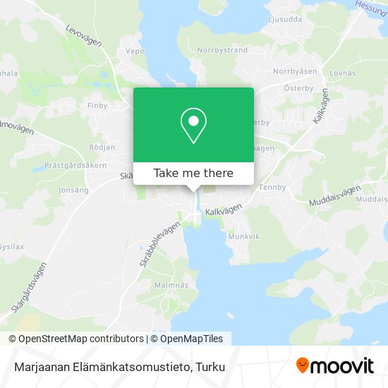 Marjaanan Elämänkatsomustieto map