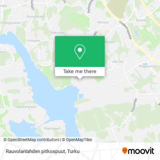 Rauvolanlahden pitkospuut map