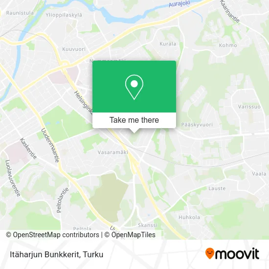 Itäharjun Bunkkerit map