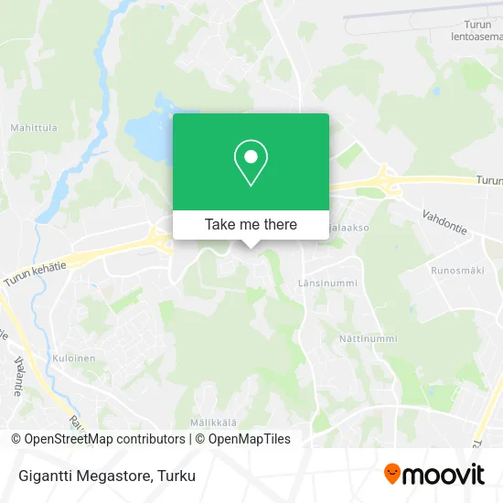 Gigantti Megastore map