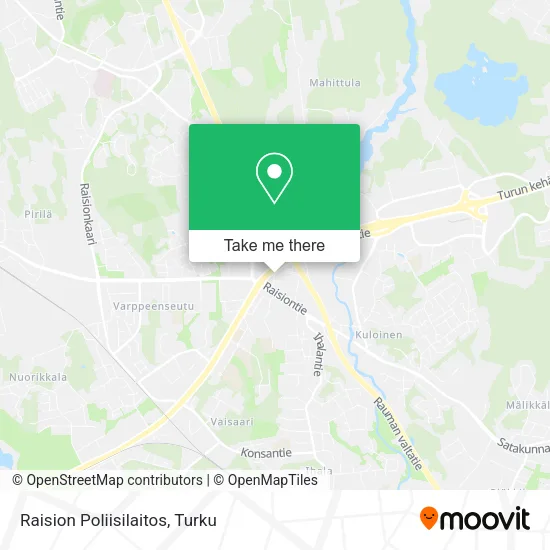 Raision Poliisilaitos map