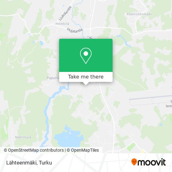 Lähteenmäki map