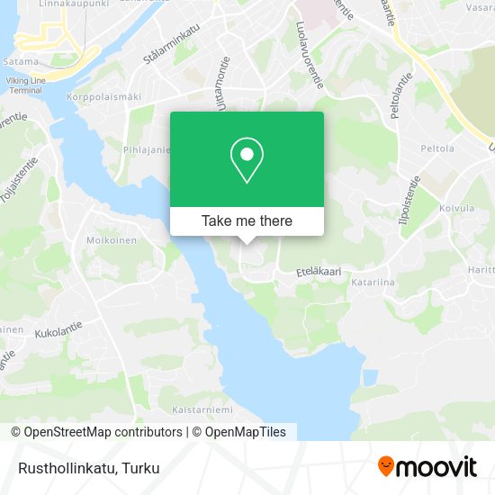 Rusthollinkatu map