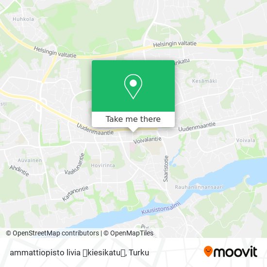 ammattiopisto livia 🍀kiesikatu🏫 map