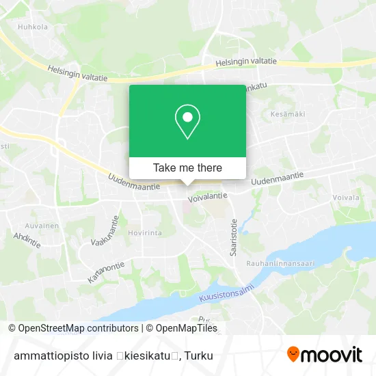 ammattiopisto livia 🍀kiesikatu🏫 map