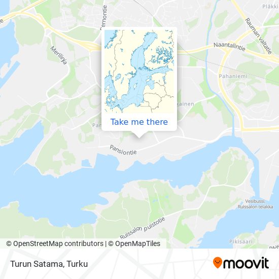 Turun Satama map