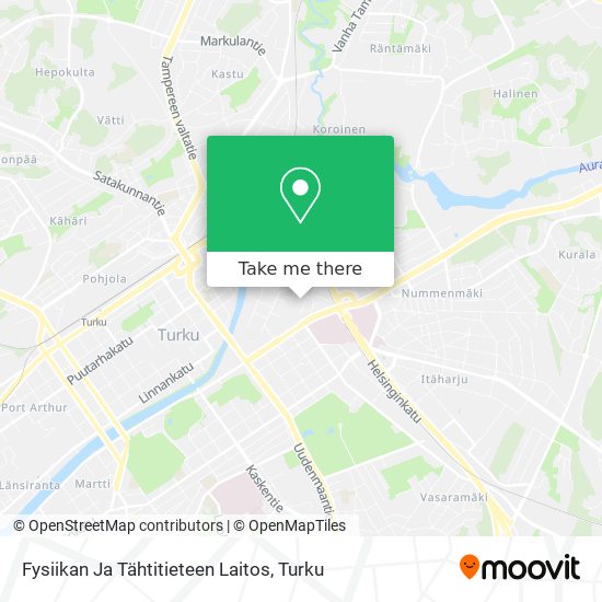 Fysiikan Ja Tähtitieteen Laitos map