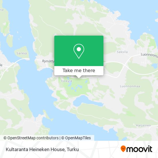 Kultaranta Heineken House map
