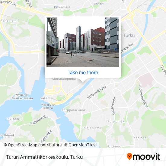 Turun Ammattikorkeakoulu map