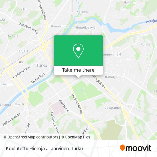 Koulutettu Hieroja J. Järvinen map