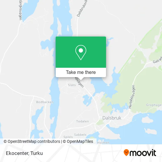 Ekocenter map