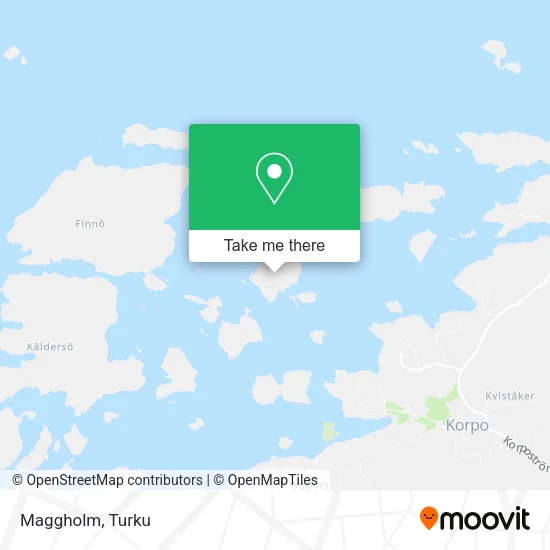 Maggholm map