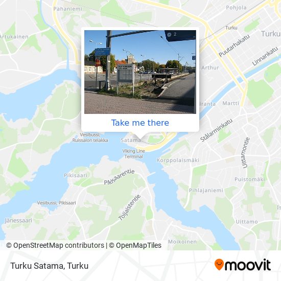 Turku Satama map