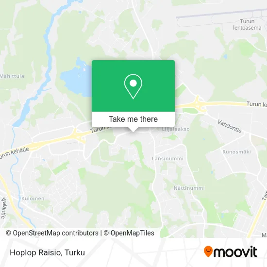 Hoplop Raisio map