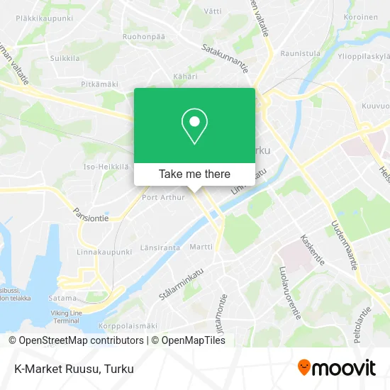 K-Market Ruusu map