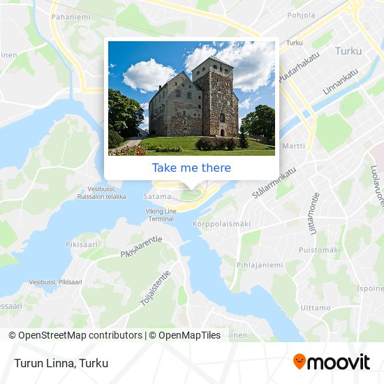 Turun Linna map