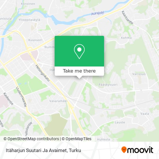 Itäharjun Suutari Ja Avaimet map