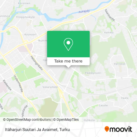 Itäharjun Suutari Ja Avaimet map