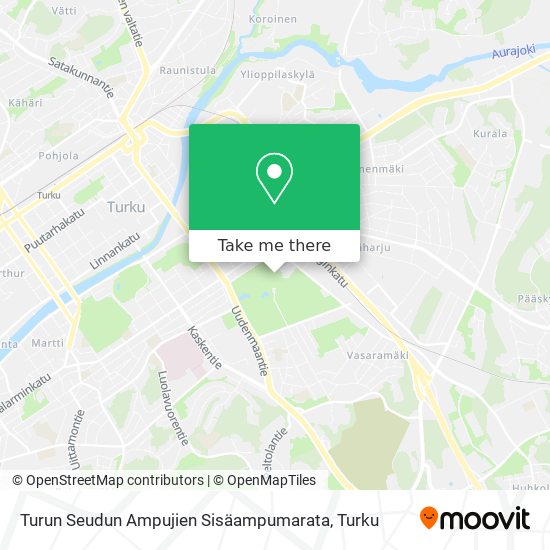 Turun Seudun Ampujien Sisäampumarata map