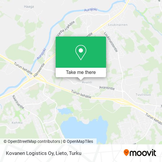 Kovanen Logistics Oy, Lieto map