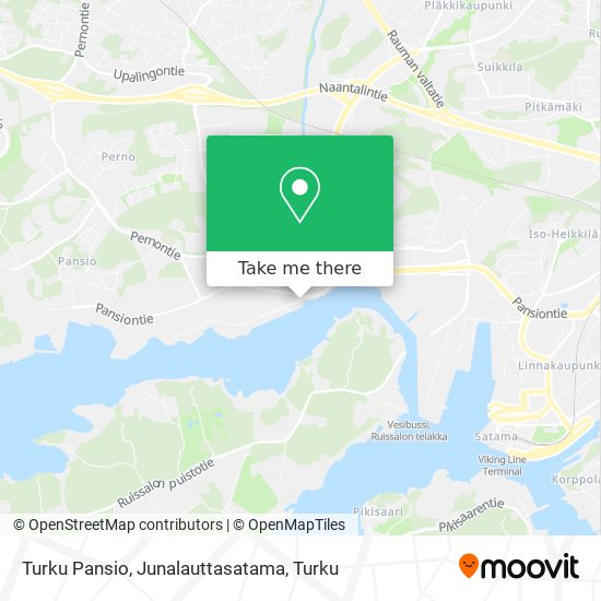 Turku Pansio, Junalauttasatama map