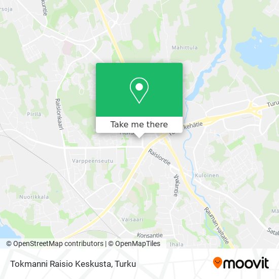 Tokmanni Raisio Keskusta map