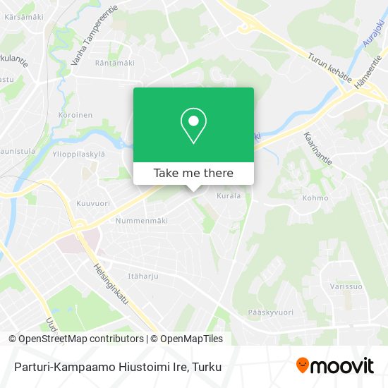 Parturi-Kampaamo Hiustoimi Ire map