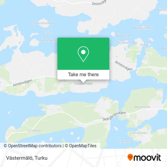 Västermälö map