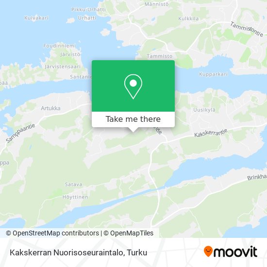 Kakskerran Nuorisoseuraintalo map