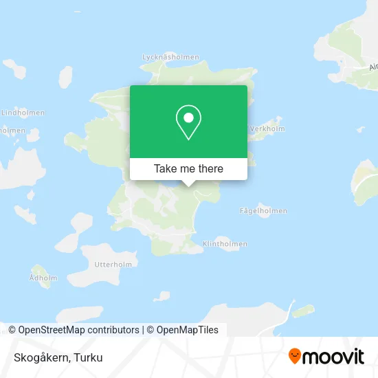Skogåkern map