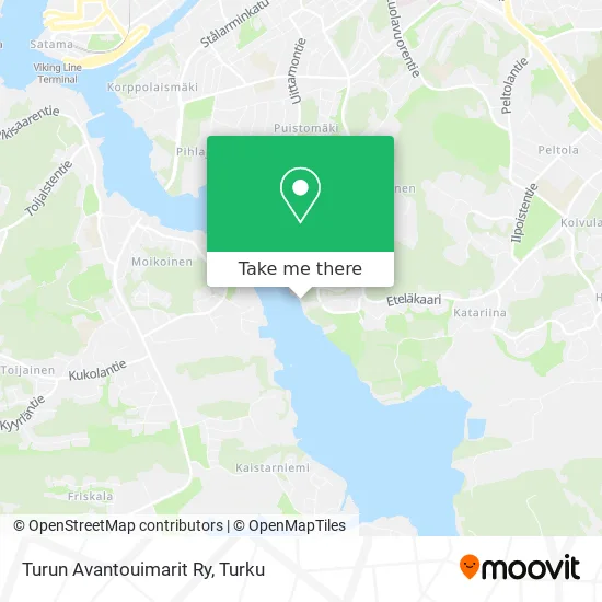Turun Avantouimarit Ry map