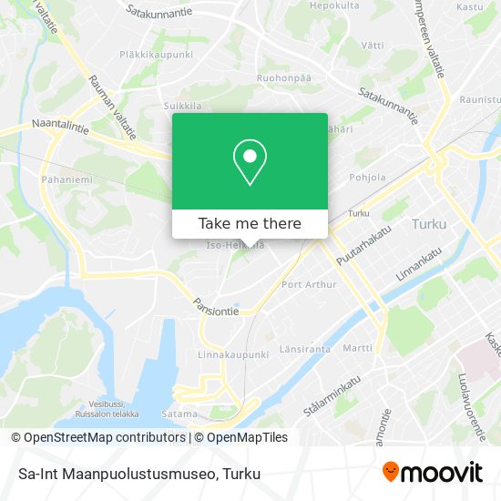 Sa-Int Maanpuolustusmuseo map