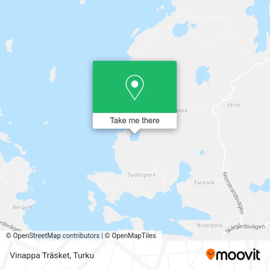 Vinappa Träsket map