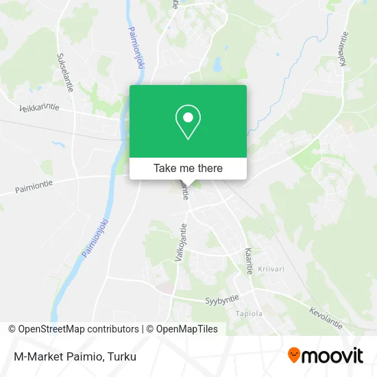 M-Market Paimio map