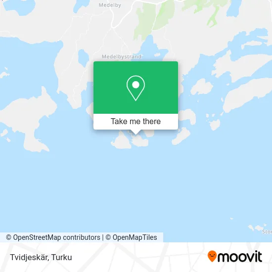 Tvidjeskär map