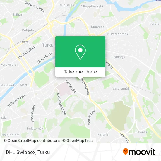 DHL Swipbox map