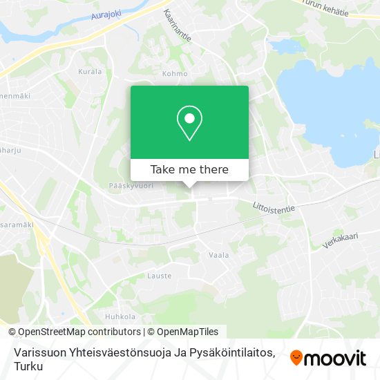 Varissuon Yhteisväestönsuoja Ja Pysäköintilaitos map