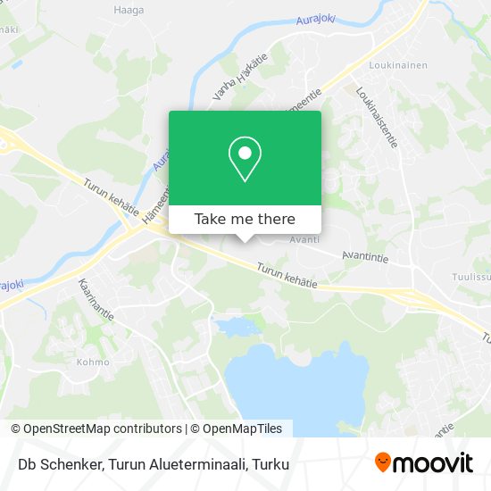 Db Schenker, Turun Alueterminaali map