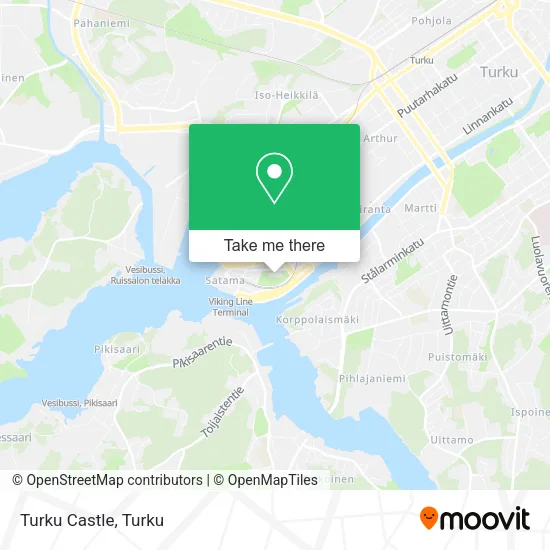 Turku Castle map