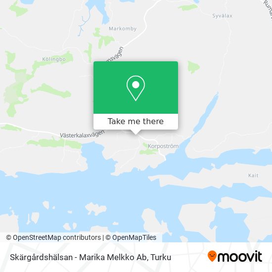 Skärgårdshälsan - Marika Melkko Ab map