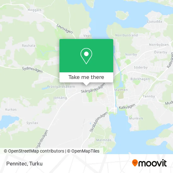Pennitec map