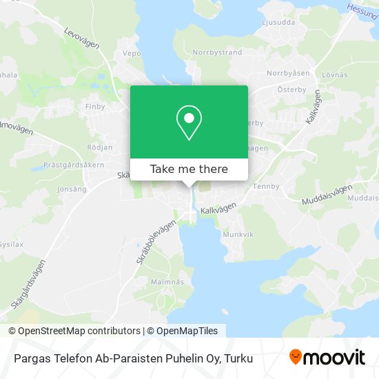 Pargas Telefon Ab-Paraisten Puhelin Oy map