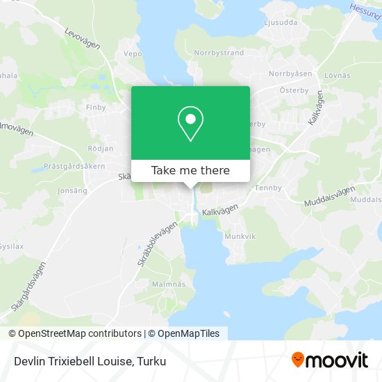 Devlin Trixiebell Louise map