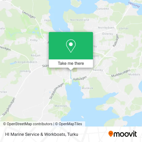 HL Marine Service & Workboats map