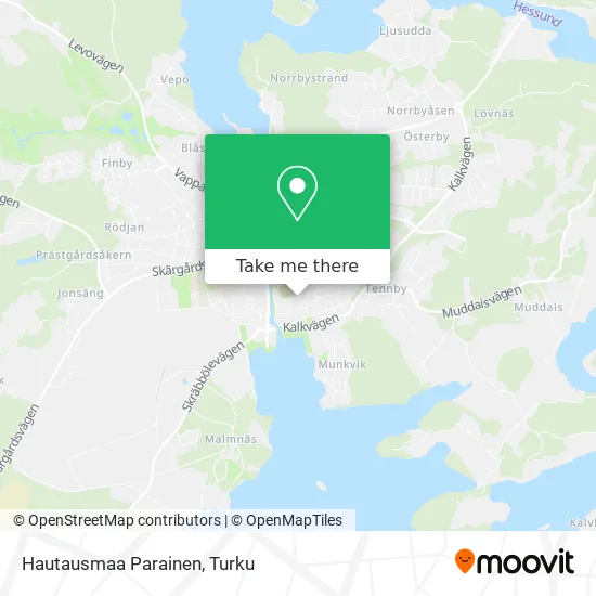 Hautausmaa Parainen map