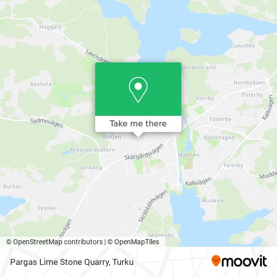 Pargas Lime Stone Quarry map