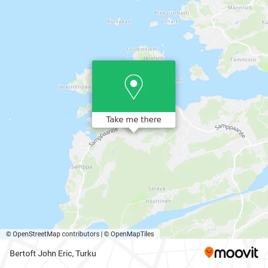 Bertoft John Eric map