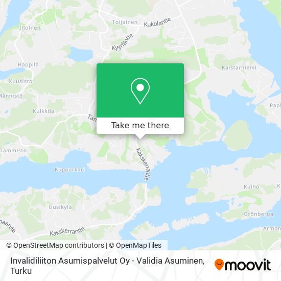 Invalidiliiton Asumispalvelut Oy - Validia Asuminen map