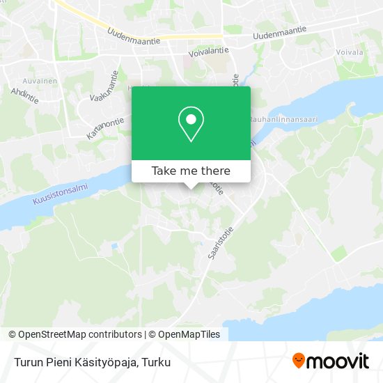 Turun Pieni Käsityöpaja map