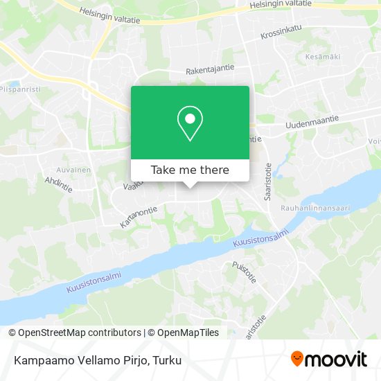 Kampaamo Vellamo Pirjo map